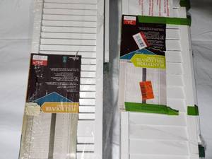 2-2480 slatted bifold closet doors