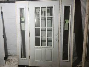 6982 exterior door with sidelights