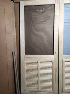 2-3280 unfinished pine screen doors