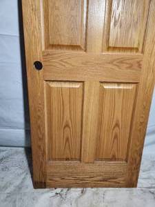 32x80 golden oak interior door slab