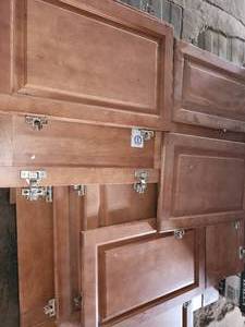 Large pallet prefinished cabinet doors and drawers