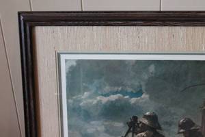 lot 45 image: Framed Artwork of Two Sailors