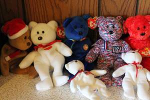 lot 69 image: Lot of 27 Ty Beanie Babies Collectible Plush Toys