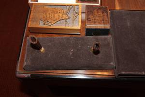 lot 96 image: Mixed Lot of Desk Accessories and Wooden Carved Items