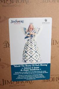 lot 112 image: Jim Shore Heartwood Creek Angels - Behold the Beauty of Each Blessing & Just This Side of Heaven