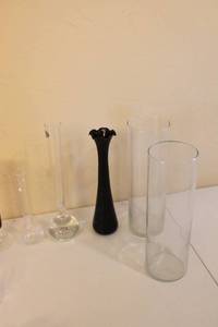 lot 160 image: Assorted Glassware and Vases Collection