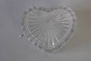 lot 292 image: Lot of Decorative Collectible Figurines and Glass Heart Shaped Trinket Box