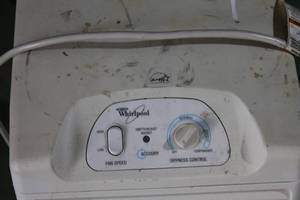 lot 311 image: Lot of Shop Equipment Whirlpool Dehumidifier, Craftsman Radial Arm Saw, and Shop Vacuum