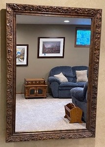 lot 180 image: Large Framed Mirror