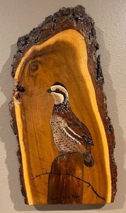 lot 181 image: Live Edge Wood Art by Shirley Jane Miller