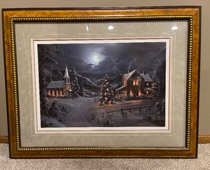 lot 205 image: Artist Jesse Barns All is Bright - Artist Signed and Numbered