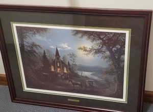 lot 129 image: Jesse Barnes Love is Forever Framed Artwork