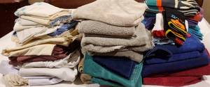 lot 209 image: Lot of Beach and Bath Towels and Rugs