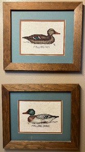 lot 117 image: Mallard Drake and Hen Framed Art