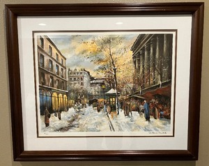 lot 153 image: Antone Boulet Framed Artwork Numbered 29350 Signed