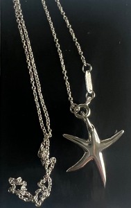 lot 218 image: Tiffany & Co. Sterling Silver Starfish Charm Pendant