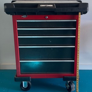 lot 65 image: Craftsman 5 drawer Bottom Toolchest