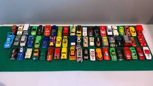 Hot Wheels Cases and Over 50 Metal Cars