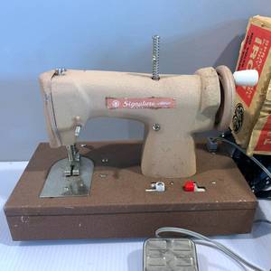 Sears Kids Sewing Machine, Electric Scissor, GE Travel Iron