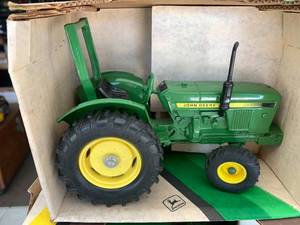 Two ERTL Die Cast John Deere Compact Utility Tractor, 1953 Model D Tractor