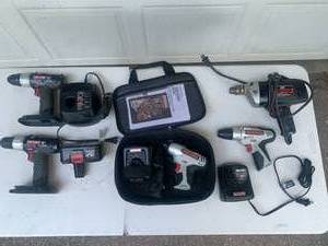 Five CRAFTSMAN Drills