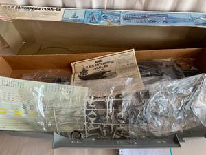 Aurora USS Enterprise CVAN-65 Aircraft Carrier Model