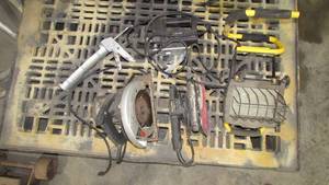 Lot of Garage Tools and Light