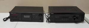 lot 36 image: Sony  Tascam  Vintage FTM Stereo FM-AM Receiver Digital Surround Sound Control Center 102 MK II - Cassette Deck