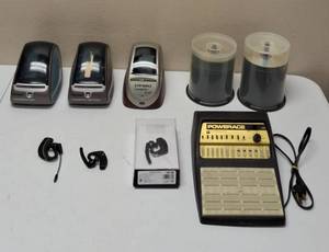 lot 40 image: Powerace  Plantronics  Dymo - Variety