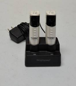 lot 46 image: Vintage Microphones & Portable CD Players    (2) Insignia Portable CD   (4) Lightspeed Microphones