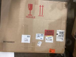 lot 1 image: Kate and Laurel Black Home Decor Mirror Customer Returns See Pictures