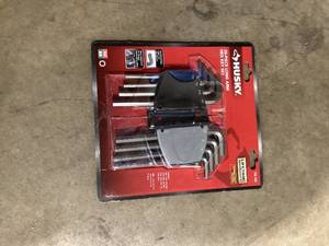 lot 33 image: Husky SAEMetric Long Arm Hex Key Set (26-Piece)Customer Returns See Pictures