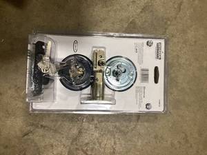 lot 35 image: Lot of Universal Hardware Industrial Duty Commercial Single Cylinder Deadbolt, UL 3-Hour Fire ANSI Grade 1, Matte Black Finish Customer Returns See Pictures