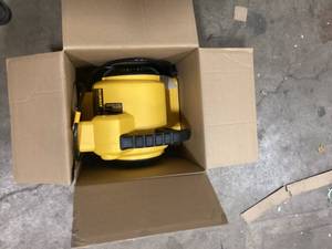 lot 37 image: DEWALT Portable Air MoverFloor Dryer Blower Fan Customer Returns See Pictures