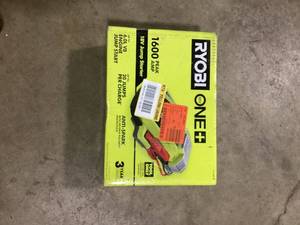 lot 39 image: RYOBI ONE 18V Cordless 1600A Jump Starter with LED Work Light (Tool Only)  Customer Returns See Pictures