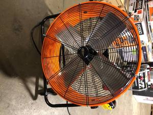 Commercial Electric 24 in. 2-Speed Heavy Duty Tilt Drum Fan Customer Returns See Pictures