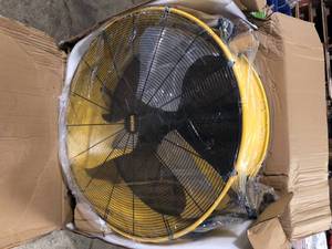 36 inch Heavy Duty Drum Fan  Customer Returns See Pictures