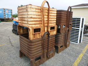 4 Scrap Metal Containers