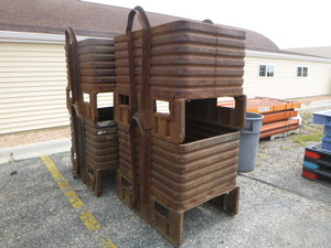 4 Scrap Metal Containers