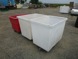 3 Plastic Containers