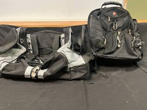 lot 264 image: SwissGear Backpack and Rolling Duffel Bag Set