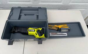 lot 3 image: Ryobi 18V ONE HP Reciprocating Saw with Case and Accessories