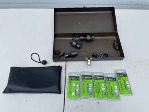 lot 25 image: Knockout Punch Set with Greenlee Combination Drill Tap Bits