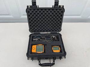 lot 28 image: ThermoPro BBQ Grill Thermometer Set in Hard Case