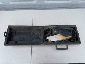 lot 30 image: Craftsman 1 HP 3-Inch Belt Sander with Case