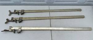 lot 121 image: Lot of 3 Shopsmith Bar Clamps