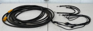 lot 187 image: Assortment of Extension Cords and Bungee Cords