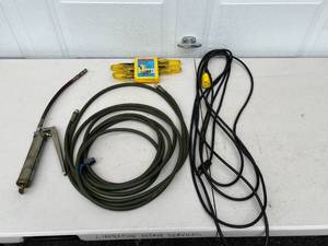 lot 188 image: Lot of Bondhus Hex Tools, Grease Gun, and Extension Cords