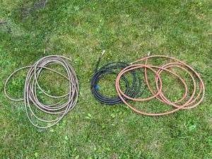 lot 298 image: Lot of Three Hoses - Various Lengths and Types - Compressor Hoses