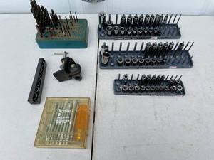 lot 156 image: Mixed Lot of Hansen Socket Trays, Drill Bits, and Xcelite Nut Driver Set